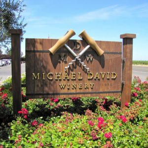 MD wine sign