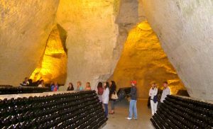 Taittinger chalk cellar 2