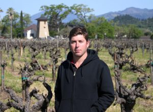 Dave Phinney in his vineyard