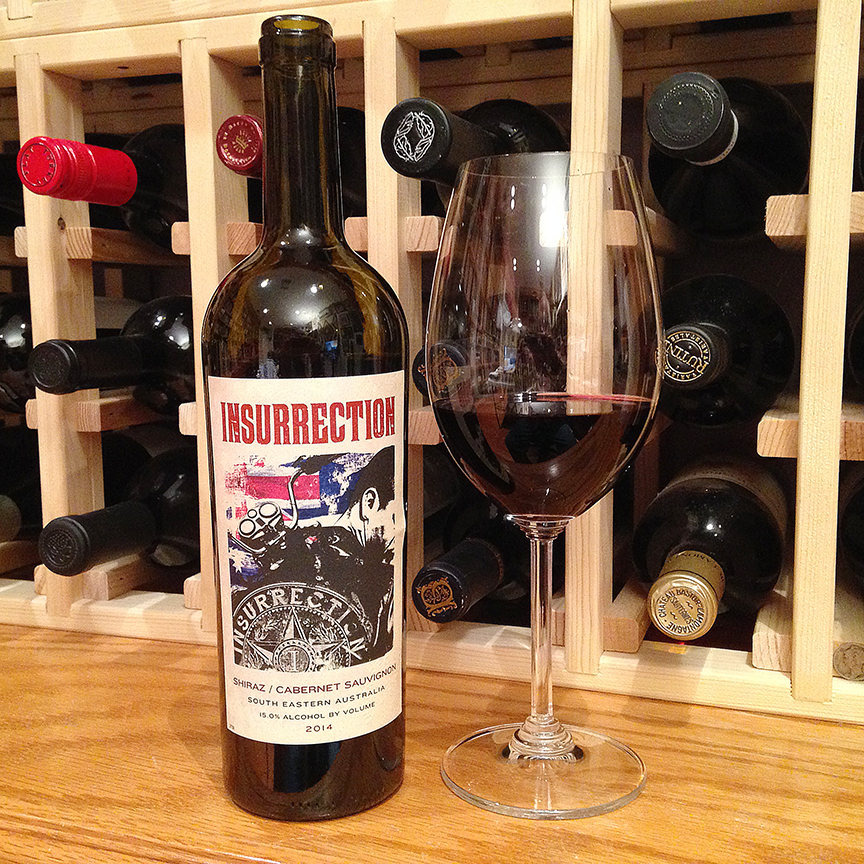 Insurrection ShirazCab Sauv 2014 Gus Clemens on Wine