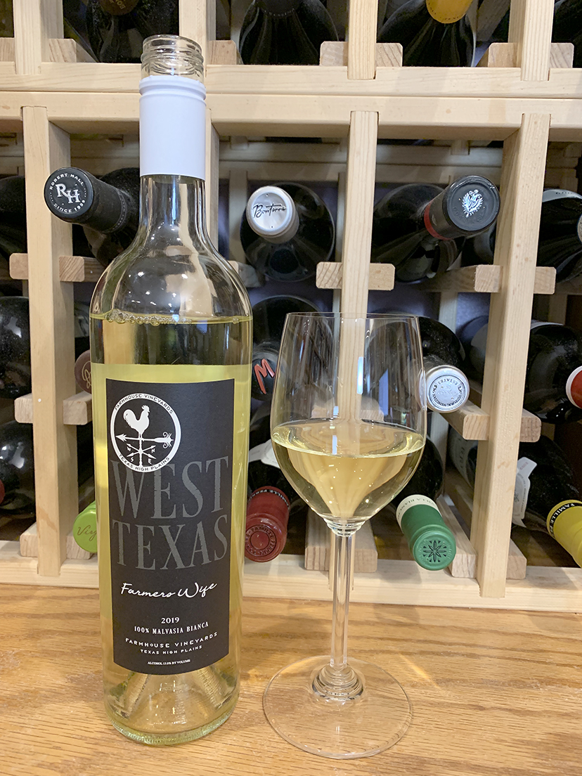 Farm House Vineyards West Texas Farmers Wife Malvasia Bianca 2019