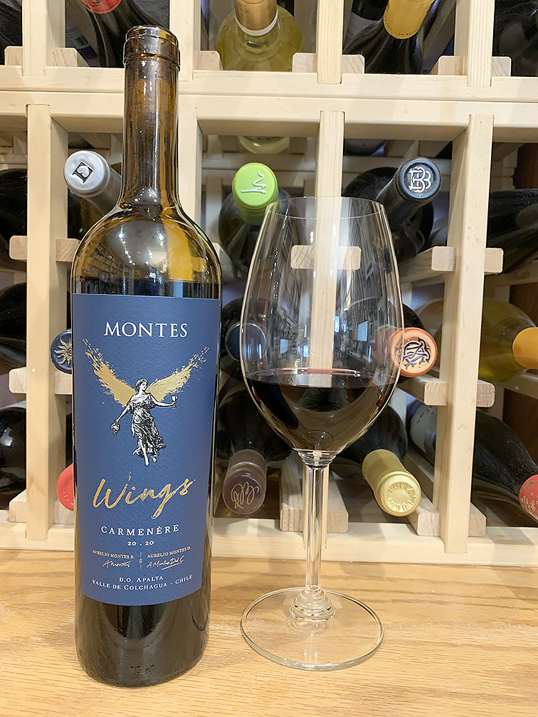 Carménère, Valle 2020 Wine on Montes Wings Colchagua, Clemens Gus de Chile –